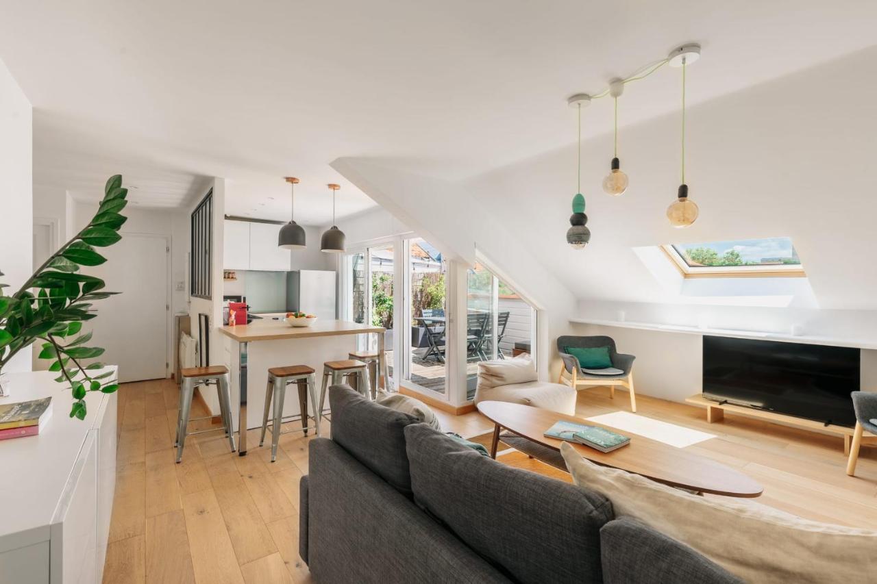 Ferienwohnung Little Bibi Terrace - Cote Des Basques And Private Garage Biarritz Exterior foto
