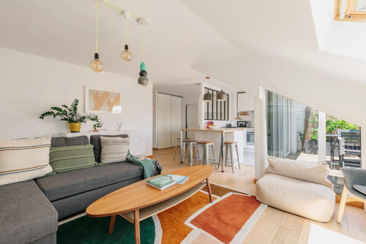 Ferienwohnung Little Bibi Terrace - Cote Des Basques And Private Garage Biarritz Exterior foto