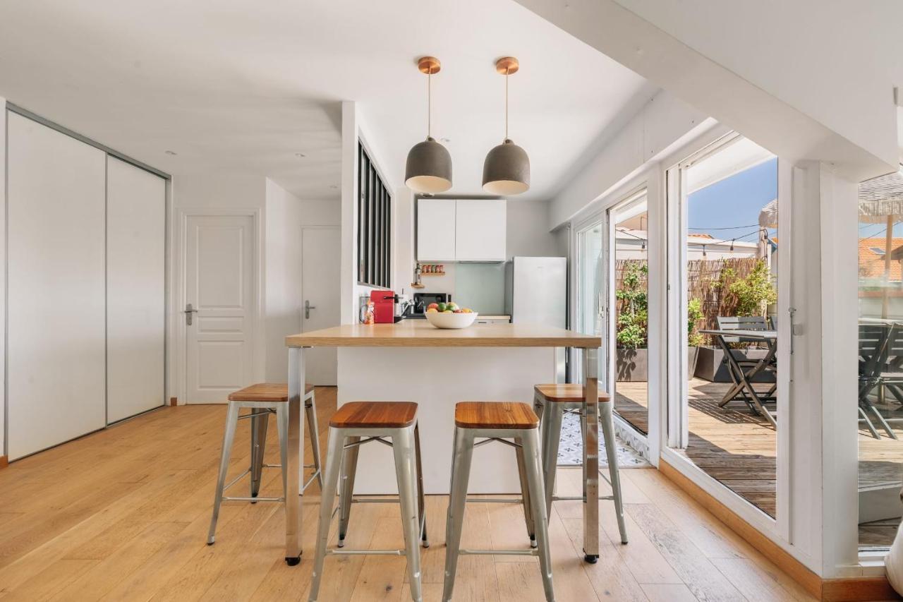 Ferienwohnung Little Bibi Terrace - Cote Des Basques And Private Garage Biarritz Exterior foto