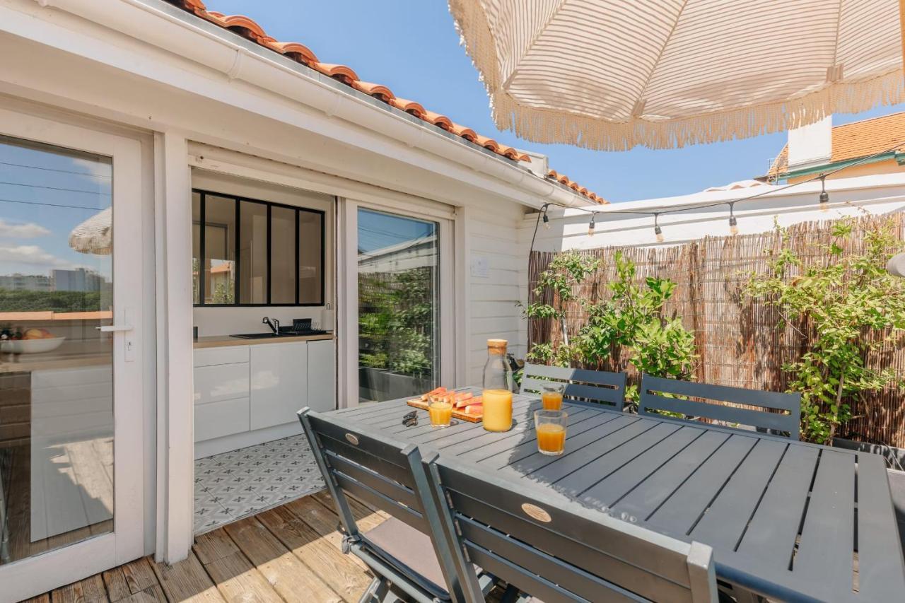 Ferienwohnung Little Bibi Terrace - Cote Des Basques And Private Garage Biarritz Exterior foto
