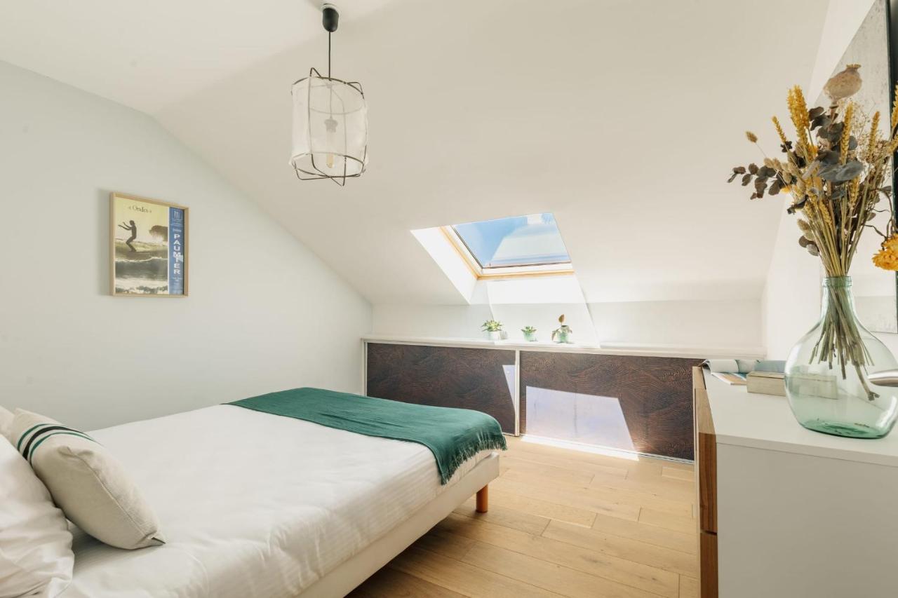 Ferienwohnung Little Bibi Terrace - Cote Des Basques And Private Garage Biarritz Exterior foto